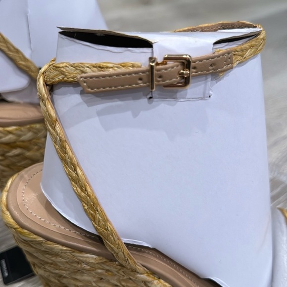Express woven wedge sandals size 8.5 - Picture 6 of 8